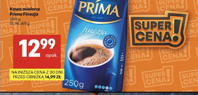Kawa mielona Prima Finezja promocja w Delikatesy Centrum