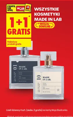 Wszystkie rodzaje produktów 1+1 GRATIS promocja w Biedronka