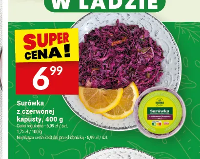 Surówka z czerwonej kapusty Białecki Kuchnia promocja w Twój Market