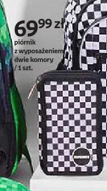 Piórnik z wyposażeniem dwie komory promocja w Empik