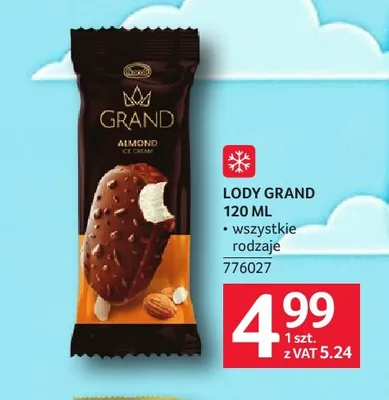 Lody Grand promocja w Selgros