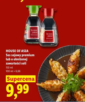Sos sojowy premium House of Asia promocja w Lidl