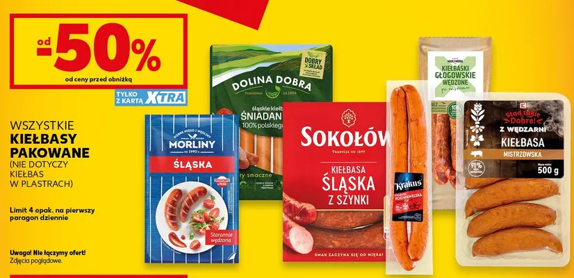 Kiełbasa mistrzowska Z Wędzarni promocja w Kaufland
