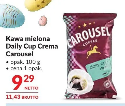 Kawa mielona Daily Cup Crema Carousel promocja w Makro