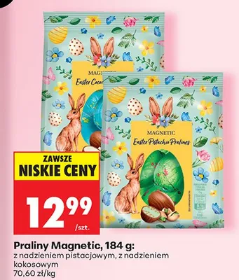Praliny z nadzieniem pistacjowym promocja w Biedronka