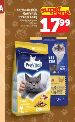 Karma dla kota PreVital promocja w TOPAZ