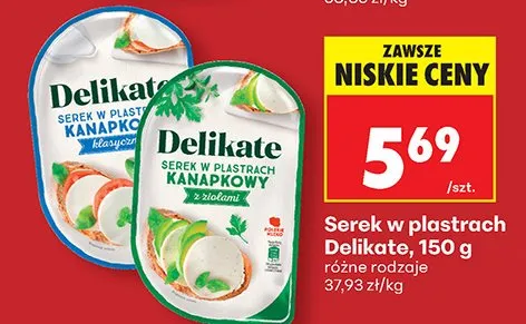 Serek w plastrach promocja w Biedronka