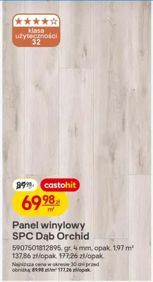 Panel winylowy SPC Dąb Orchid promocja w Castorama
