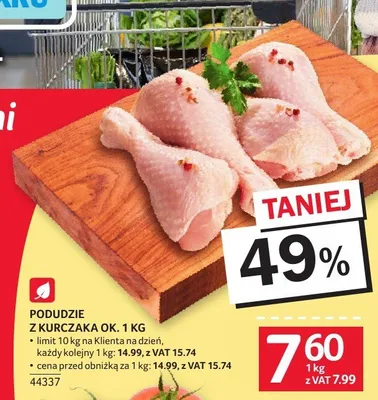 Podudzie z kurczaka promocja w Selgros