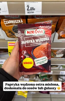 Papryka wędzona ostra mielona promocja w Intermarche
