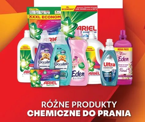 Produkty chemiczne do prania promocja w Biedronka