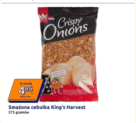 Smażona cebulka King's Harvest promocja w Action