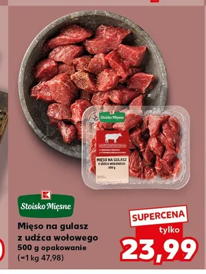 Miśko na gulasz z udźca wołowego Stoisko Mięsne promocja w Kaufland