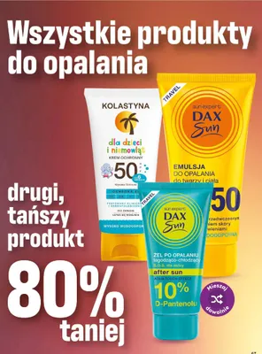 Emulsja do opalania do twarzy i ciała Dax Sun SPF 50 promocja w Dino