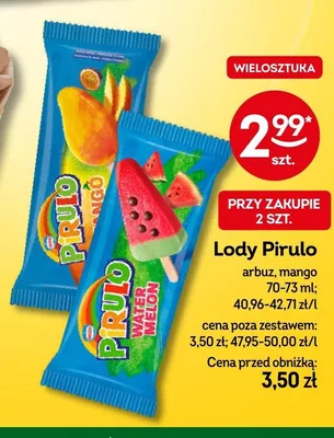 Lody Pirulo mango promocja w Żabka