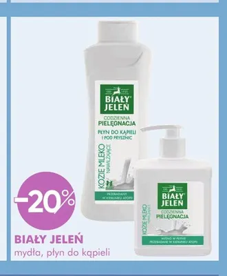 Mydło w płynie Kozie Mleko Biały Jeleń promocja w Super-Pharm