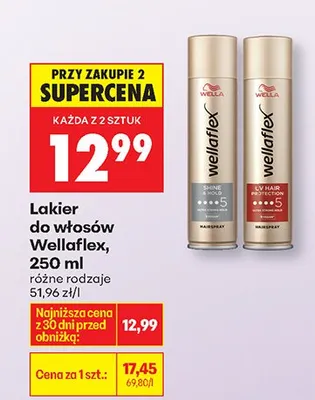 Lakier do włosów, 250 ml różne rodzaje promocja w Biedronka