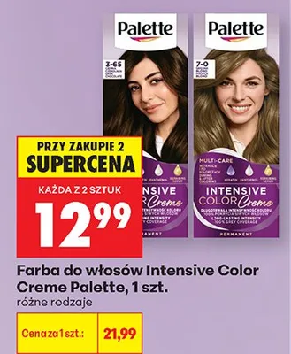 Farba do włosów Intensive Color Creme Palette promocja w Biedronka