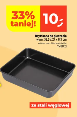 Brytfanna do pieczenia ze stali węglowej promocja w Dealz
