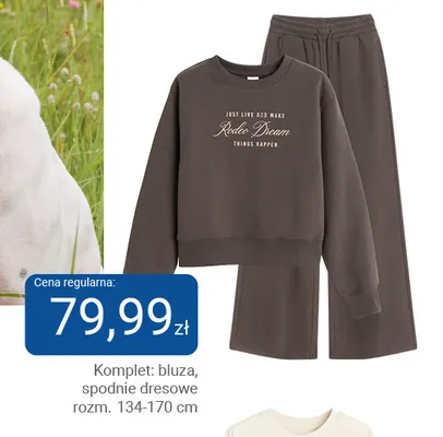 Komplet bluza spodnie dresowe promocja w Smyk