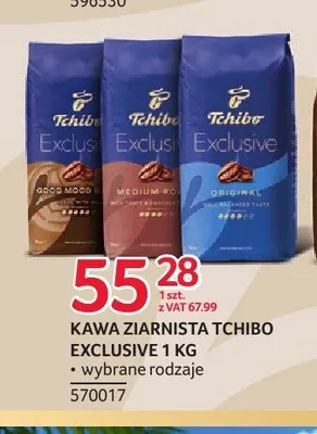 Kawa ziarnista Tchibo Exclusive Medium Roast promocja w Selgros