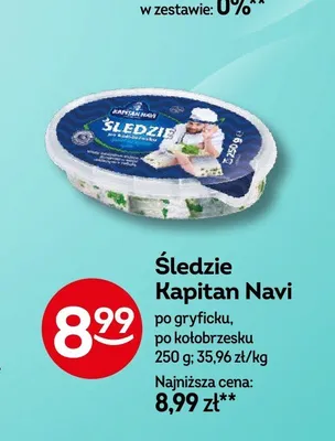 Śledzie po kołobrzesku Kapitan Navi promocja w Żabka