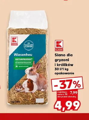 Siano dla gryzoni i królików K-Classic promocja w Kaufland