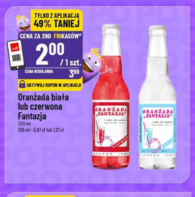 Oranżada biała Fantazja promocja w POLOmarket