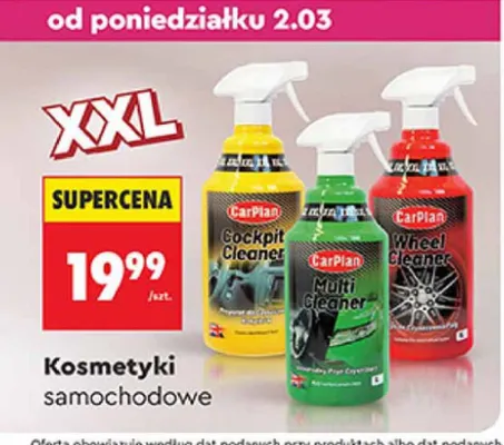 Kosmetyki samochodowe Carplan promocja w Biedronka