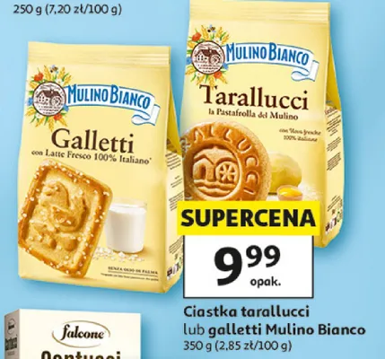 Ciastka galletti Mulino Bianco promocja w Auchan
