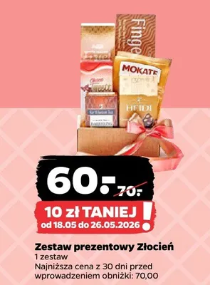 Zestaw prezentowy Złocień promocja w Netto