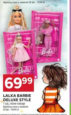 Lalka Barbie Deluxe Style promocja w Stokrotka