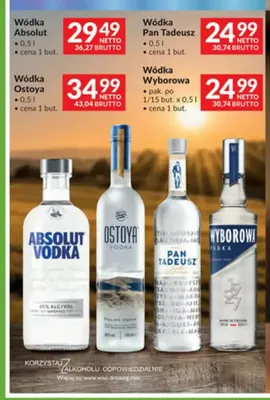 Wódka Wyborowa promocja w Makro