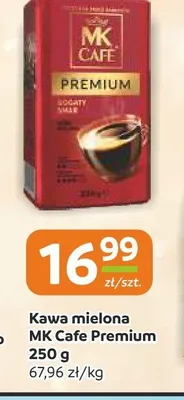 Kawa mielona MK Cafe Premium promocja w Społem Częstochowa