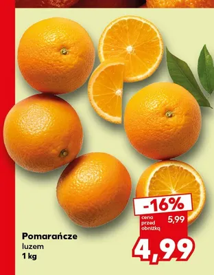Pomarańcze promocja w Kaufland