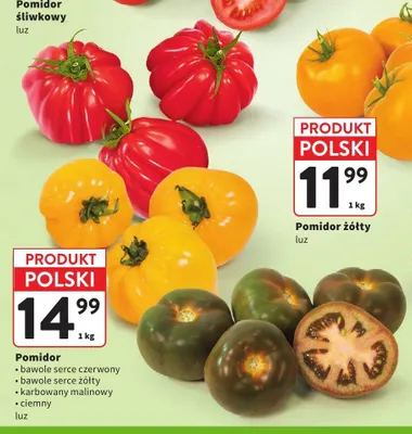 Pomidor bawole serce czerwony luz promocja w Intermarche