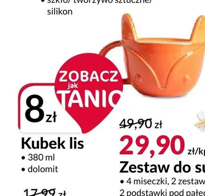 Kubek lis promocja w Salony Agata
