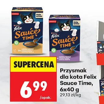 Karma mokra dla kota Sauce Time 6x40 g promocja w Biedronka