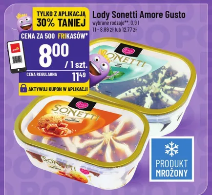 Lody Amore Gusto promocja w POLOmarket