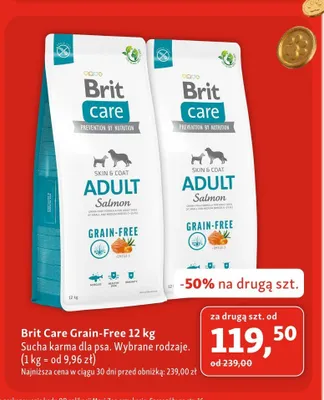 Sucha karma dla psa Brit Care Grain-Free promocja w MAXI ZOO