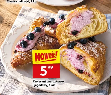 Croissant twarożkowo-jagodowy Białecki promocja w Twój Market