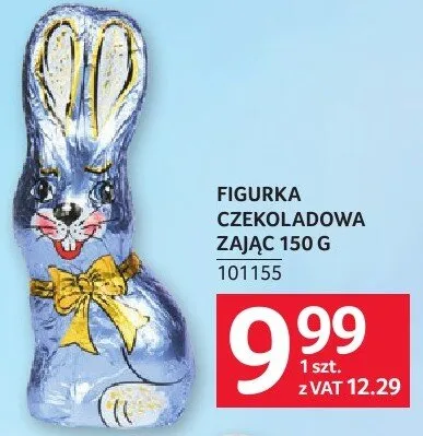 Figurka czekoladowa zajączek 150g promocja w Selgros