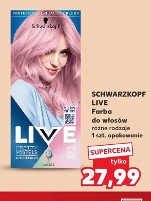 Farba do włosów Schwarzkopf Live promocja w Kaufland