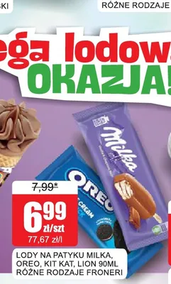 Lody na patyku Kit Kat Froneri promocja w Bingo