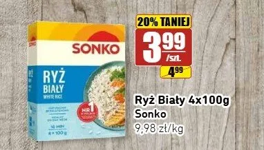 Ryż biały Sonko 4-pak promocja w API Market