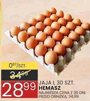 Jaja L 30szt promocja w Wafelek