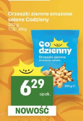 Orzeszki ziemne smażone solone Codzienny promocja w Delikatesy Centrum