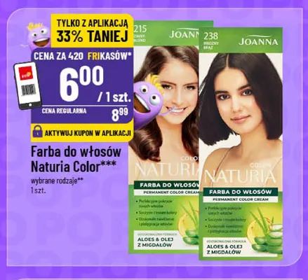 Farba do włosów Naturia Color Joanna promocja w POLOmarket