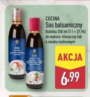 Sos balsamiczny klasyczny Cucina promocja w Aldi