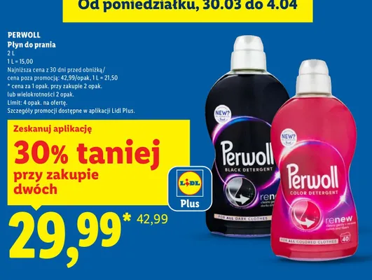 Płyn do prania promocja w Lidl